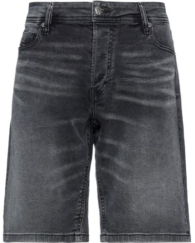 DIESEL Jeansshorts - Schwarz