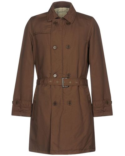 Ballantyne Overcoat & Trench Coat - Brown