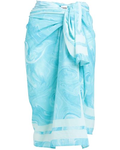 Ganni Beach Dress - Blue