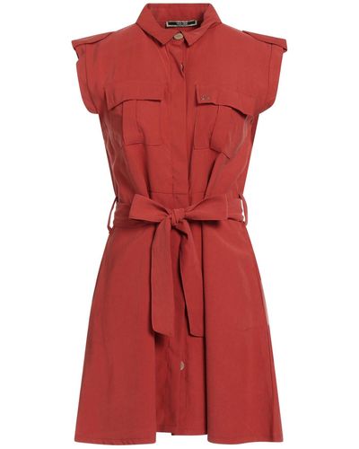 Yes-Zee Short Dress - Red