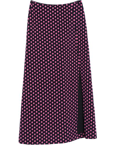 Emporio Armani Maxi Skirt - Purple