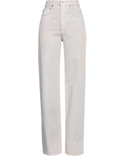 RE/DONE Light Jeans Cotton - White