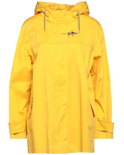 Fay Overcoat & Trench Coat - Yellow