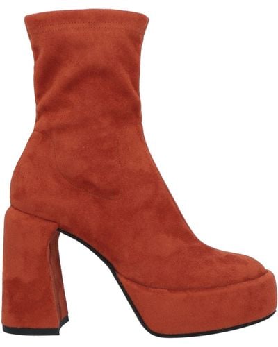 Elena Iachi Ankle Boots - Red