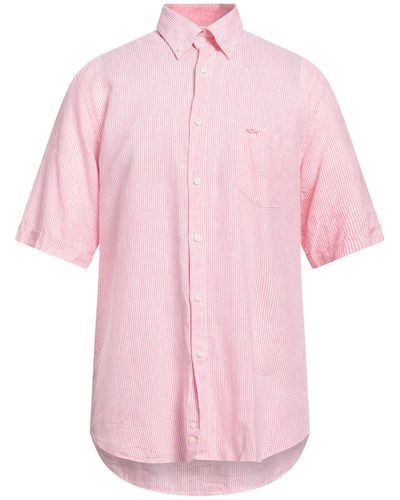 Paul & Shark Shirt Linen - Pink
