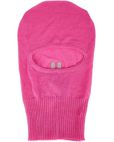 Rick Owens Hat Virgin Wool - Pink