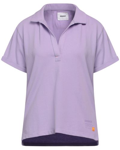 Dekker Lilac Polo Shirt Cotton - Purple
