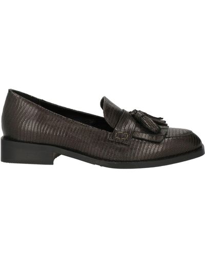 Tosca Blu Bronze Loafers Leather - Black