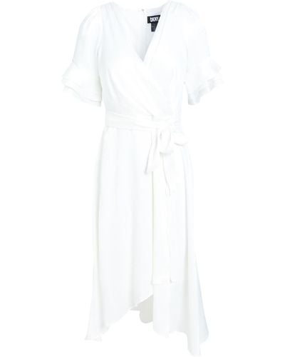 DKNY Robe midi - Blanc
