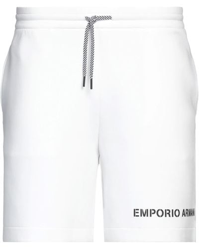 Emporio Armani Shorts E Bermuda - Bianco