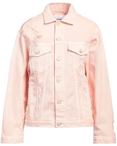 Dondup Light Denim Outerwear Cotton, Elastane - Pink