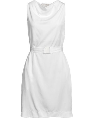 CROCHÈ Mini-Kleid - Weiß