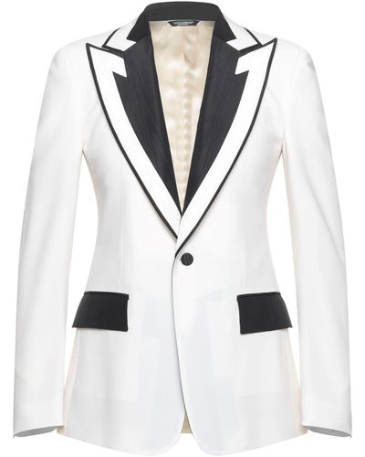 Dolce & Gabbana Suit Jacket - White