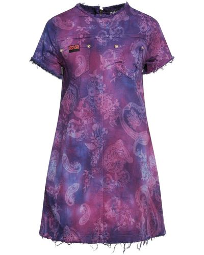 Versace Mini Dress - Purple