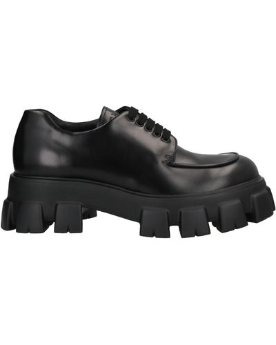 Prada Lace-up Shoes - Black