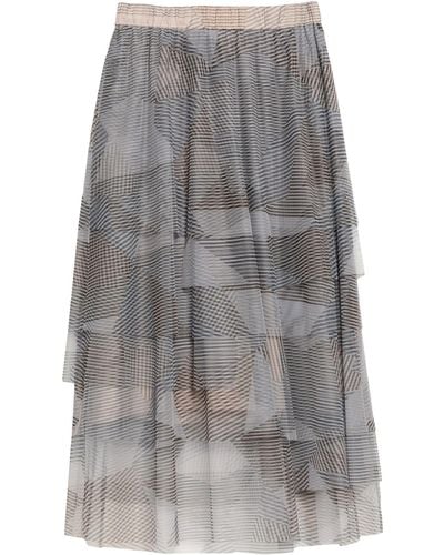 Peserico Maxi Skirt - Gray