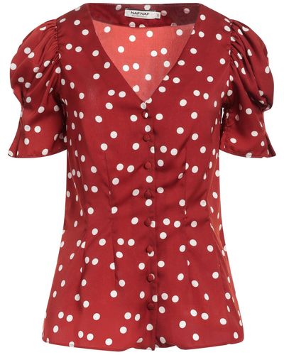 Naf Naf T-Shirt Donna | Maglia Manica Corta In Cotone | Basic Elegante Per L'Estate