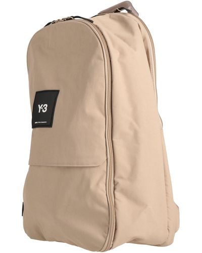 Y-3 Khaki Backpack Polyamide - Natural