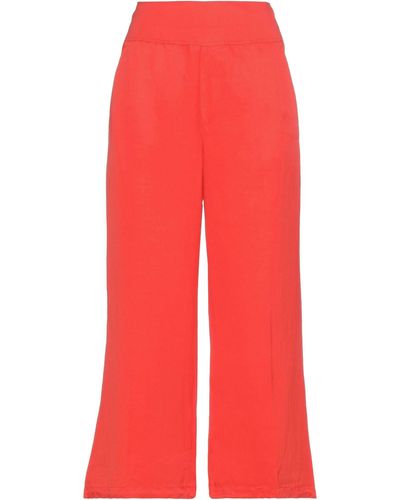 European Culture Pantalone - Rosso