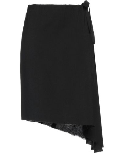Ann Demeulemeester Mini Skirt - Black
