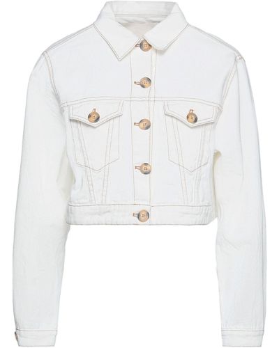 L'Autre Chose Denim Outerwear - White