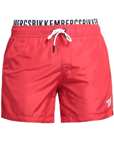 Bikkembergs Short de bain - Rouge