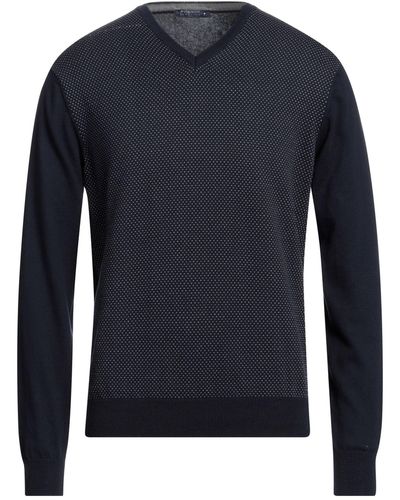 Avignon Midnight Sweater Cotton - Blue