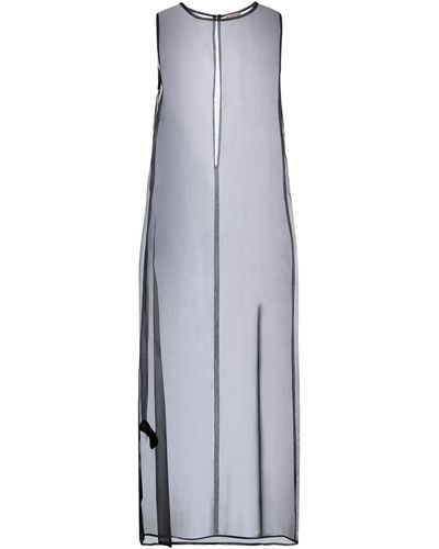 Barena Maxi Dress - Grey