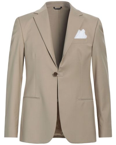 Grey Daniele Alessandrini Blazer - Natural