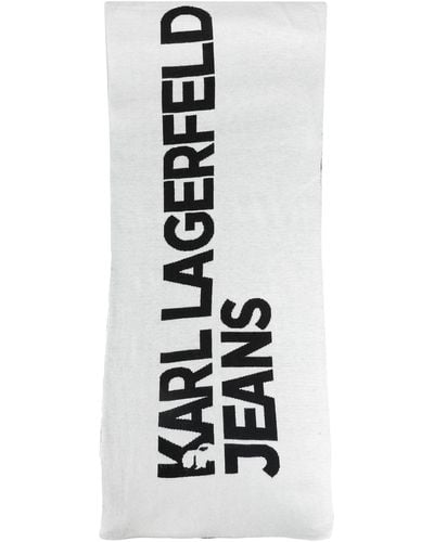 Karl Lagerfeld Scarf - White