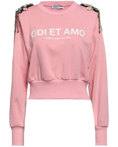 Odi Et Amo Sweatshirt - Pink