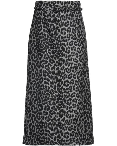 Dior Midi Skirt - Black