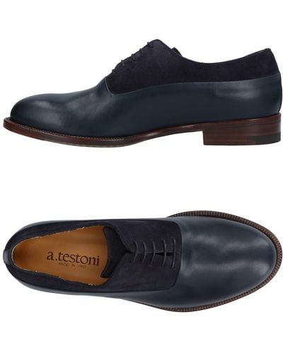 A.Testoni Lace-up Shoes - Blue