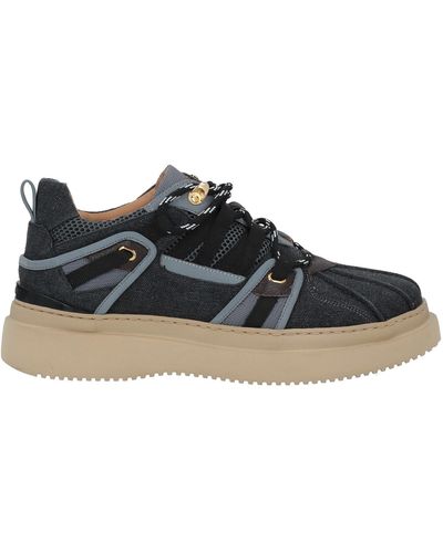 Buscemi Steel Sneakers Textile Fibers, Soft Leather - Black