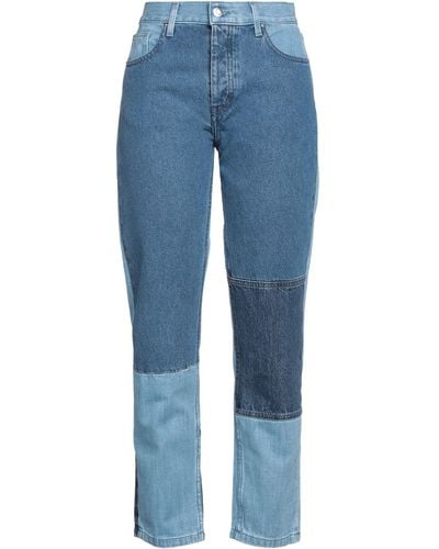 Helmut Lang Pantalon en jean - Bleu