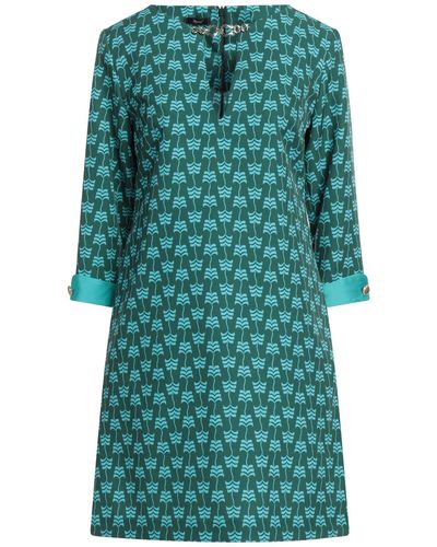 Hanita Mini Dress Polyester, Elastane - Green