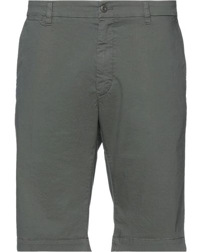 Mason's Military Shorts & Bermuda Shorts Cotton, Elastane - Gray