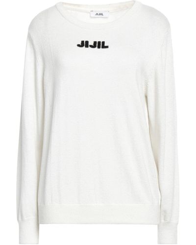 Jijil Light Jumper Viscose, Polyamide, Cotton, Wool, Lurex - White