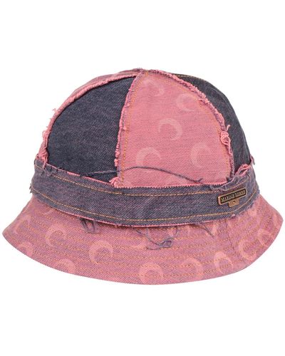 Marine Serre Hat - Pink