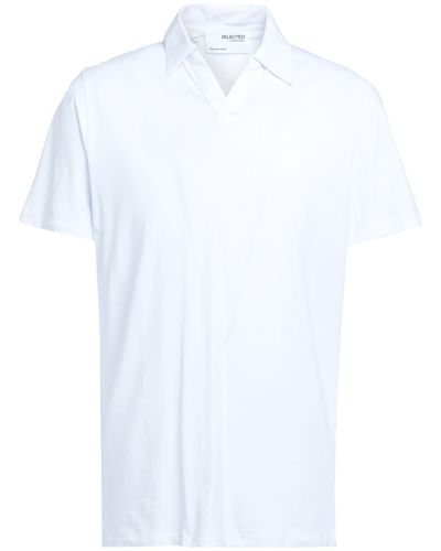 SELECTED Polo Shirt - White