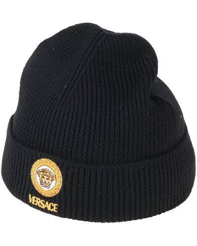 Versace Hat Wool - Black