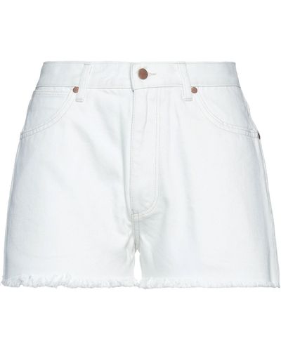 Wrangler Denim Shorts - White