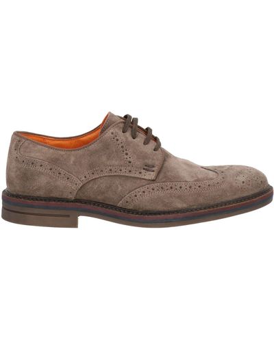 Ambitious Lace-up Shoes - Brown