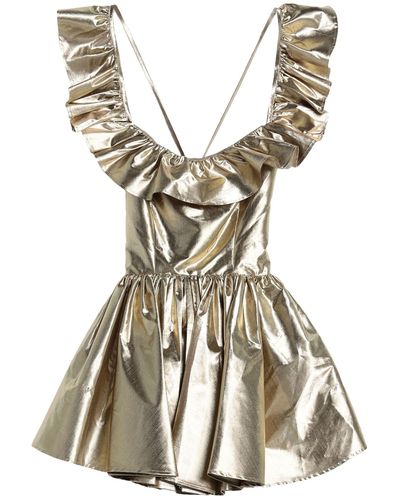 The Attico Mini Dress - Metallic