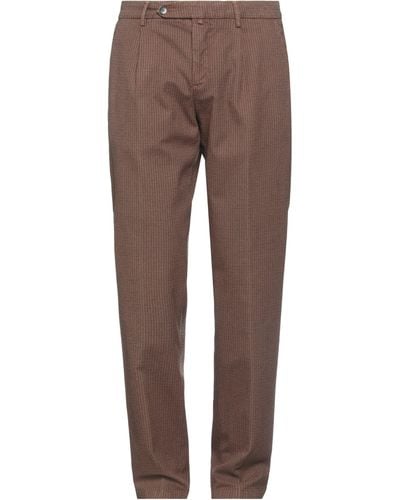 Brown Paoloni Pants, Slacks and Chinos for Men | Lyst