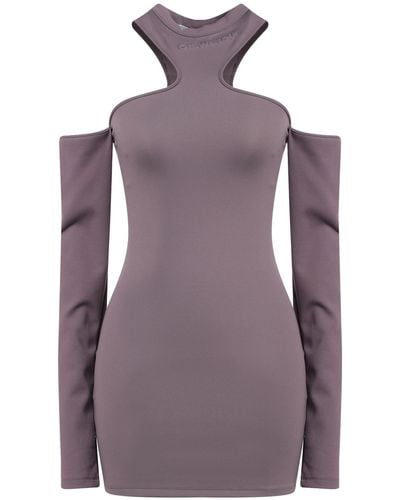Off-White c/o Virgil Abloh Mini Dress - Purple