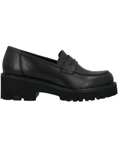 CafeNoir Loafers - Black