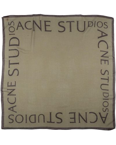 Acne Studios Schal - Grün