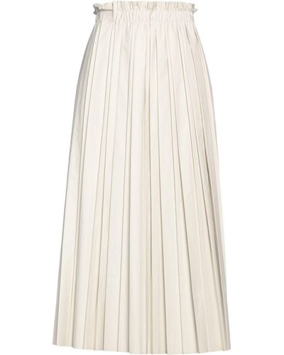 Alysi Midi Skirt - White