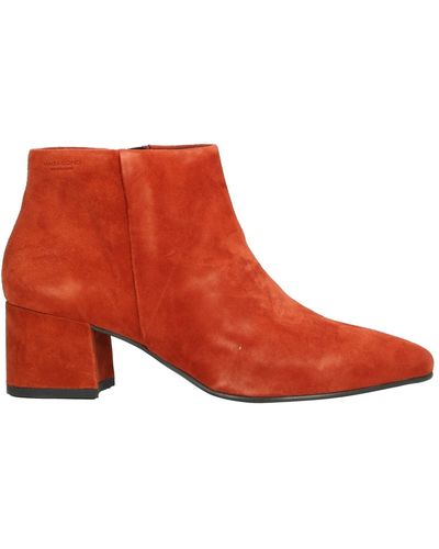 Vagabond Shoemakers Ankle Boots - Red